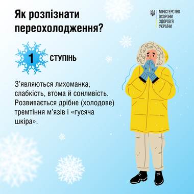 Переохолодження: що це таке, як його визначити та як надати домедичну допомогу постраждалому
